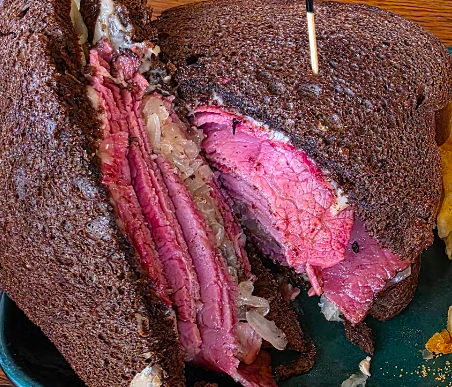 Schilo's signature dishes Split Pea Soup
Reuben Sandwich
Pork Shank